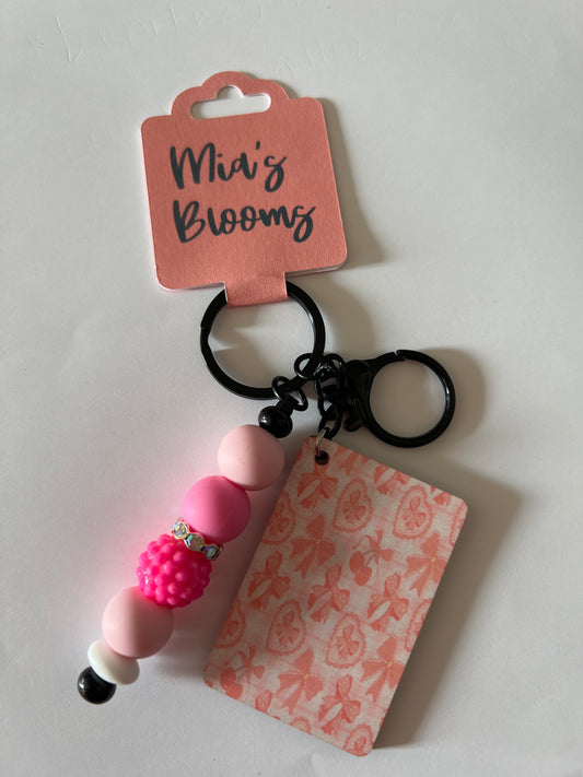 Coquette keychain